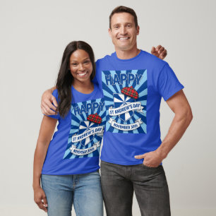 Camiseta Orgullo de Escocia Día de San Andrés
