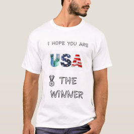 Camiseta Orgullo-de-Estados-Unidos- Campeón-Mundial-Bandera