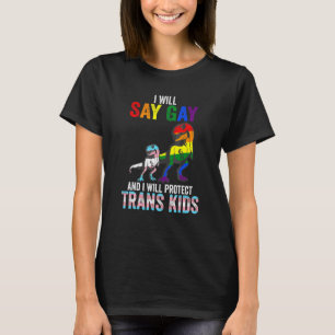 Camiseta Orgullo de Florida dice Gay y Proteja Niños Trans
