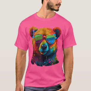 Camiseta Orgullo de gafas de sol de oso gay lindo pro 2023