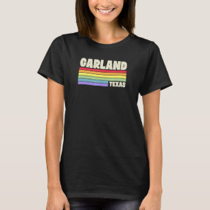 Camiseta Orgullo de Garland Texas Bandera Arcoiris Orgullo 