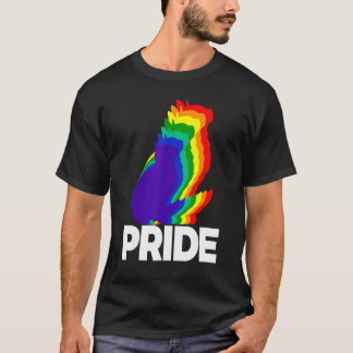 Camiseta Orgullo de gato Color de arcoiris de gato Gato Gat