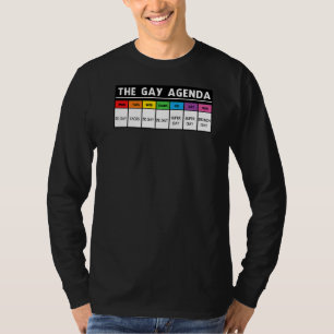 Camiseta Orgullo De Gay Agenda Lgbt