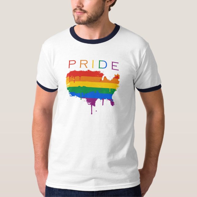 Camiseta Orgullo de Gaymerican (Anverso)