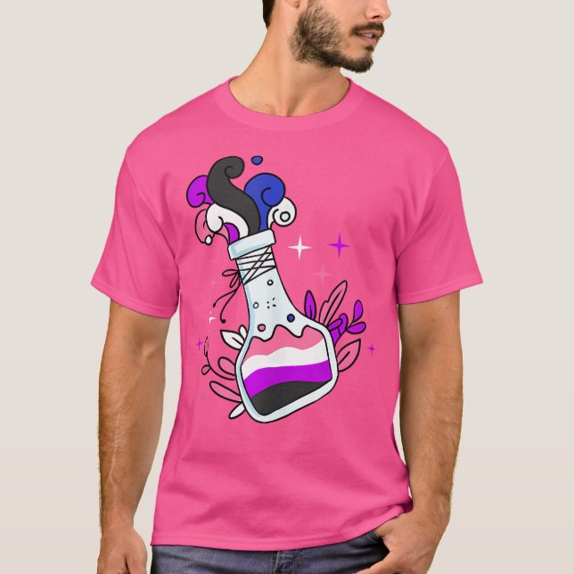 Camiseta Orgullo de Genderfluido (Anverso)