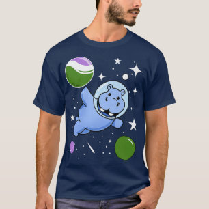 Camiseta Orgullo de género astronauta de Hippo