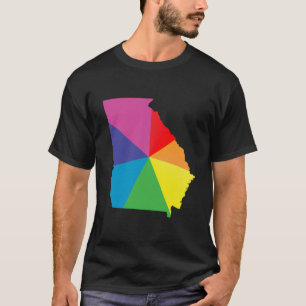 Camiseta orgullo de georgia. enredado.