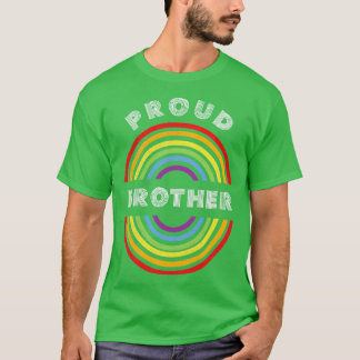 Camiseta Orgullo de hermano Orgullo LGBT LGBTQ T Apoyo LGBT