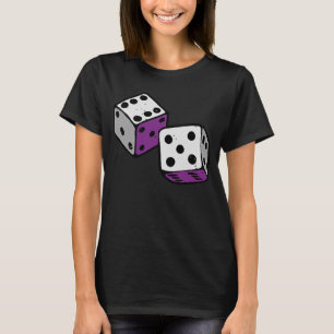Camiseta Orgullo de hielo asexual LGBTQ LGTB dice Apuestas