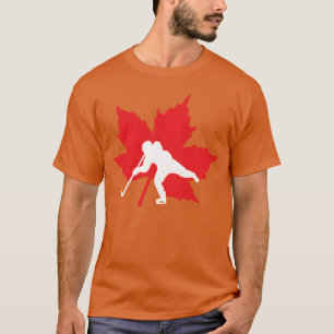 Camiseta Orgullo de Hockey Canadiense Hoja de Arce Canadá D