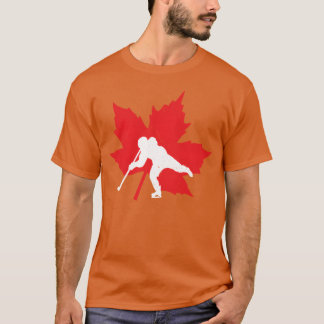 Camiseta Orgullo de Hockey Canadiense Hoja de Arce Canadá D