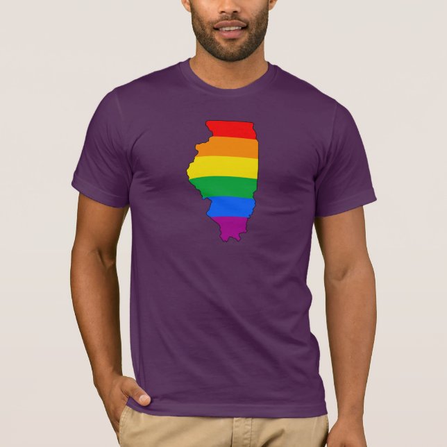 CAMISETA ORGULLO DE ILLINOIS - (Anverso)