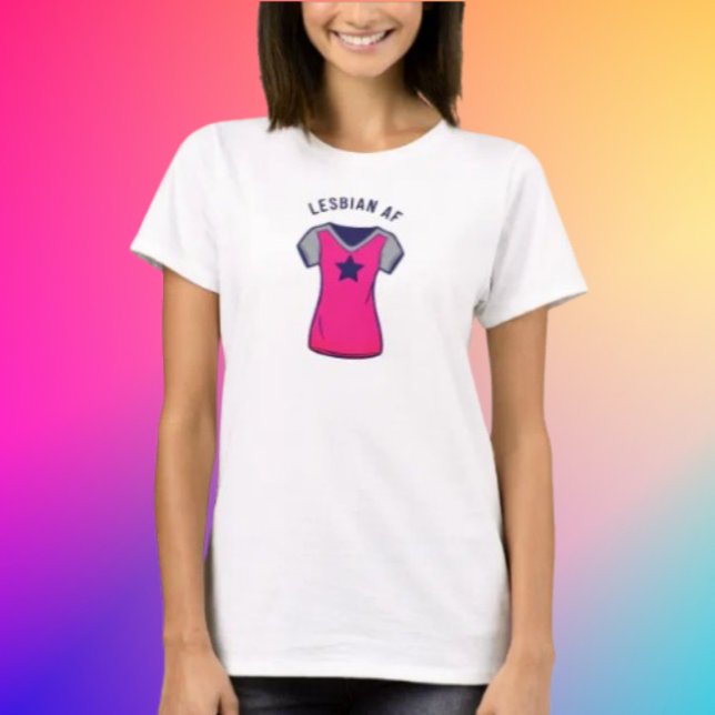 Camiseta Orgullo de Inception: Lesbiana AF (Subido por el creador)