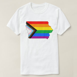 Camiseta Orgullo de Iowa State LGBTQ Progreso Orgullo