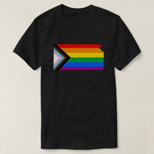 Camiseta Orgullo de Kansas State LGBTQ Progreso Orgullo