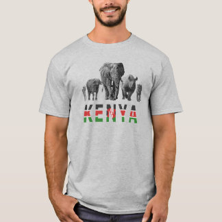 Camiseta Orgullo de Kenia: 5 grandes especies silvestres pa