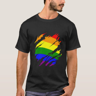Camiseta Orgullo de la bandera arcoiris