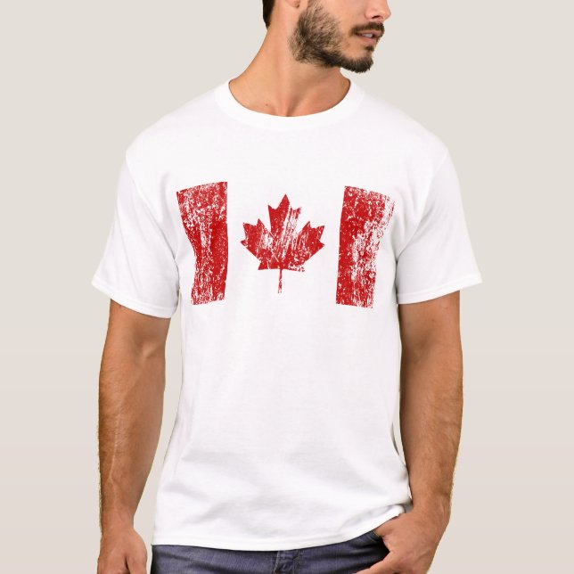 Camiseta Orgullo de la bandera de Canadá (Anverso)