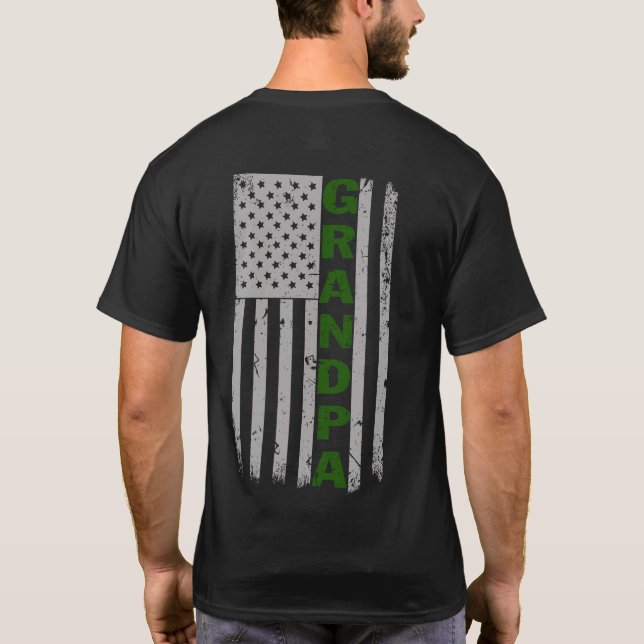 Camiseta Orgullo de la bandera de Estados Unidos (Reverso)