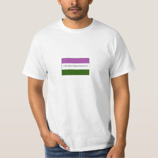 Camiseta Orgullo de la bandera de Genderqueer Nonbinary