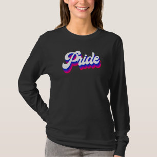Camiseta Orgullo de la bandera del orgullo bisexual