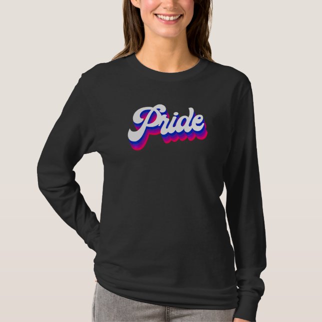 Camiseta Orgullo de la bandera del orgullo bisexual (Anverso)
