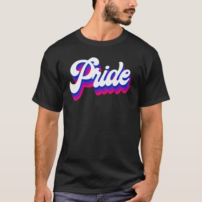 Camiseta Orgullo de la bandera del orgullo bisexual (Anverso)