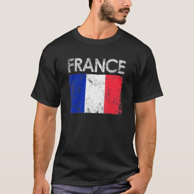 Camiseta Orgullo de la bandera francesa (Anverso)
