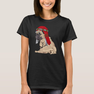 Camiseta Orgullo de la bandera marroquí retro de cerdo