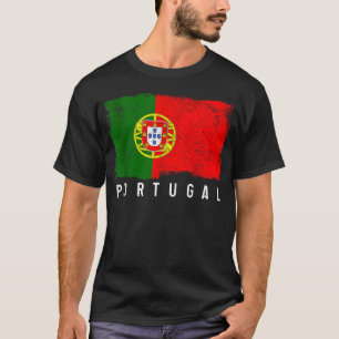 Camiseta Orgullo de la bandera portuguesa de Portugal