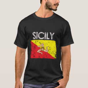 Camiseta Orgullo de la bandera siciliana