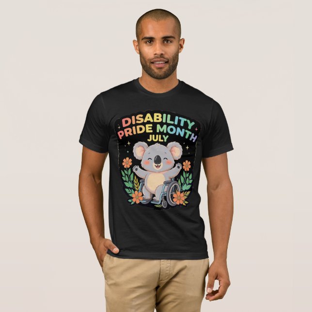 Camiseta Orgullo de la discapacidad (Anverso completo)