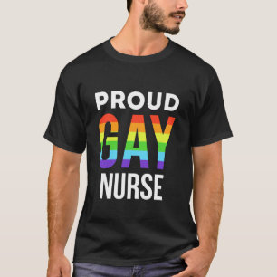 Camiseta Orgullo de la enfermera gay del mes del arcoiris L