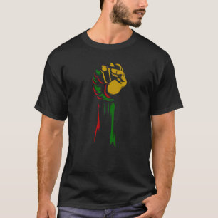 Camiseta Orgullo de la herencia afroamericana afroamericana