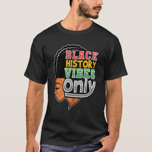 Camiseta Orgullo de la historia negra por la herencia afroC