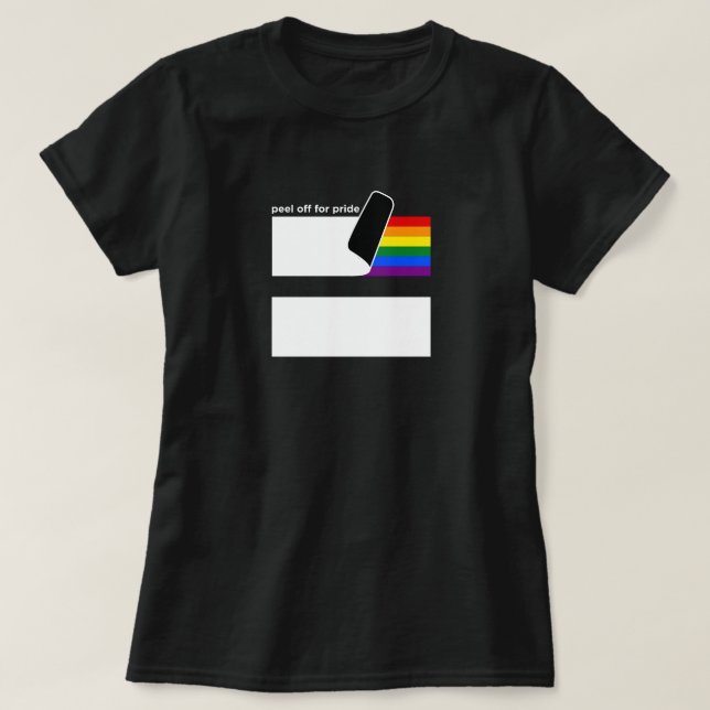 Camiseta Orgullo de la igualdad (Diseño del anverso)
