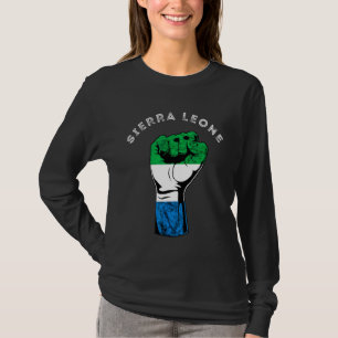 Camiseta Orgullo de la mano de Sierra Leona raíces de Sierr