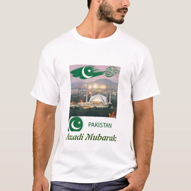 Camiseta Orgullo de la nación: ¡Independencia de Pakistán! (Anverso)