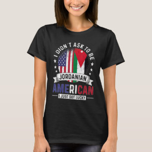 Camiseta Orgullo de las banderas de los países jordano amer