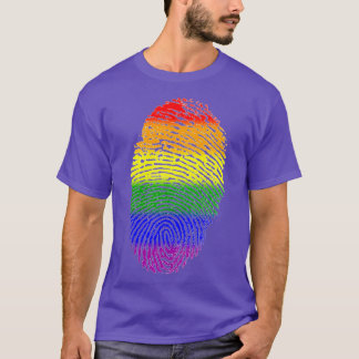 Camiseta orgullo de lgbt orgullo fingergay trimezcla