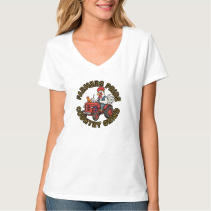 Camiseta Orgullo de los agricultores Molinillo de tractor d