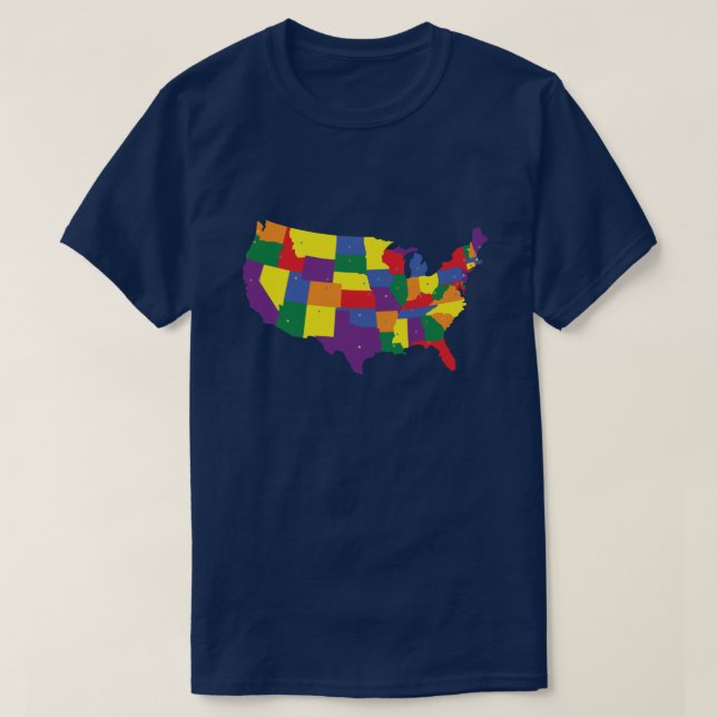 Camiseta Orgullo de los Estados Unidos (Diseño del anverso)