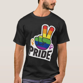 Camiseta Orgullo de los hombres de los blogs de paz