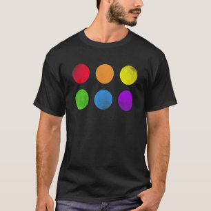 Camiseta Orgullo de los puntos Lgbtq Arcoiris Transgénero A