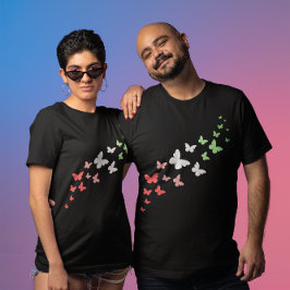 Camiseta Orgullo de Mariposa Abrosexual