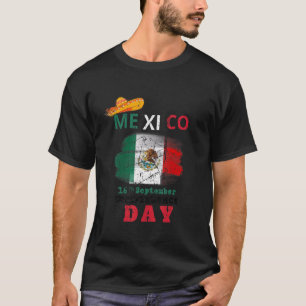 Camiseta Orgullo de México Día de la Independencia Fiesta M