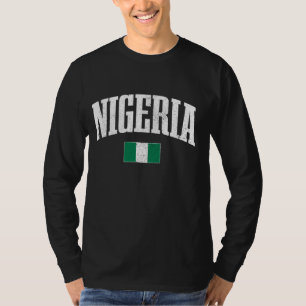 Camiseta Orgullo de Nigeria Bandera de Nigeria Patrimonio d