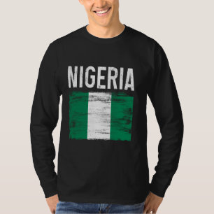 Camiseta Orgullo de Nigeria Bandera de Nigeria Patrimonio d