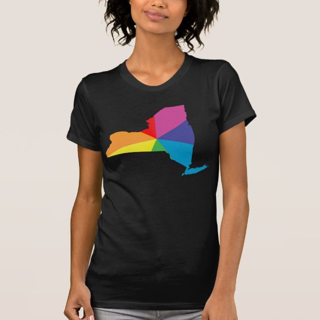 Camiseta orgullo de nueva york. (Anverso)