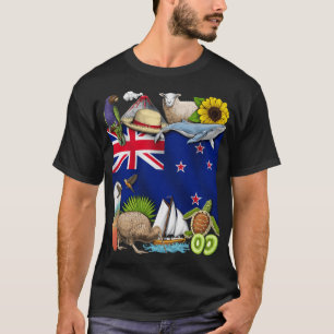 Camiseta Orgullo de Nueva Zelanda divertido
